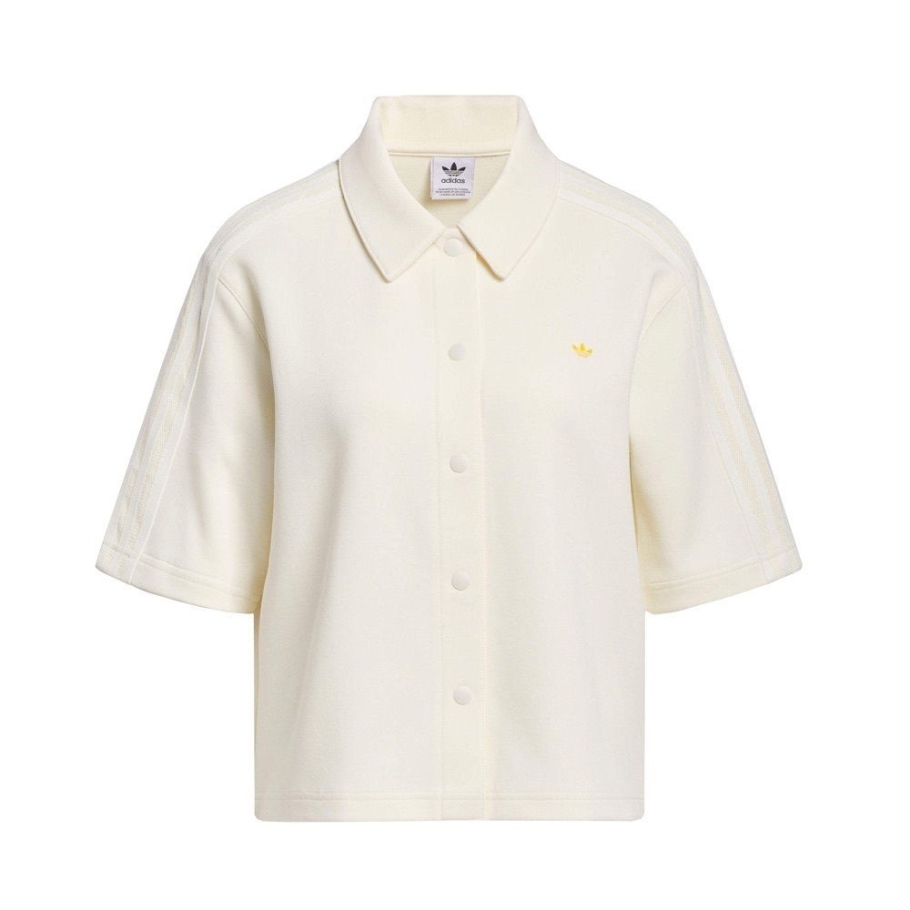 Adidas Off-White Button-Up Polo - Picture 4 of 7
